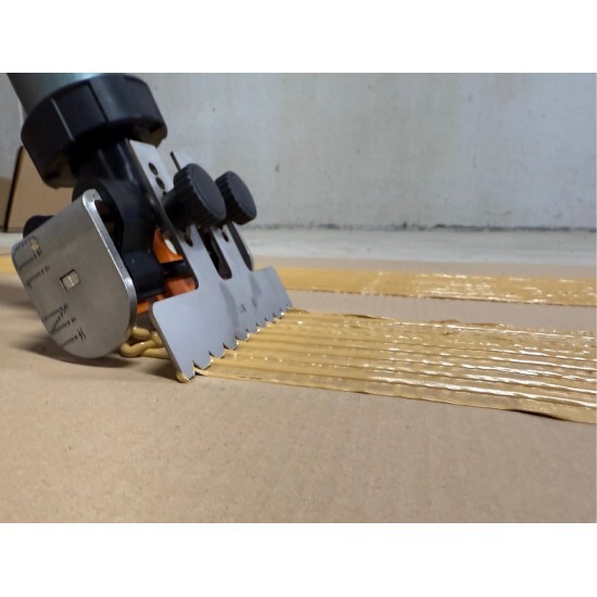 Flip'n'Spread Spreader Head diameter 50 mm with B11 trowel Adhesive spreader Flip’n’Spread