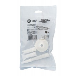 Pack Clip nozzle with cap, V-seam, Flat bead nozzle 2 x 30 mm, Foil bag adapter Pack Clip nozzle with cap, V-seam, Flat bead nozzle 2 x 30 mm, Foil bag adapter