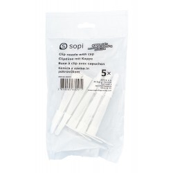 Pack Clip nozzle with cap 5 pcs/bag Pack Clip nozzle with cap 5 pcs/bag