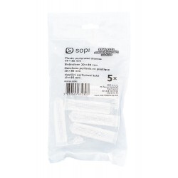 Pack Plastic perforated sleeves 20 x 85 mm 5 pcs/bag Pack Plastic perforated sleeves 20 x 85 mm 5 pcs/bag